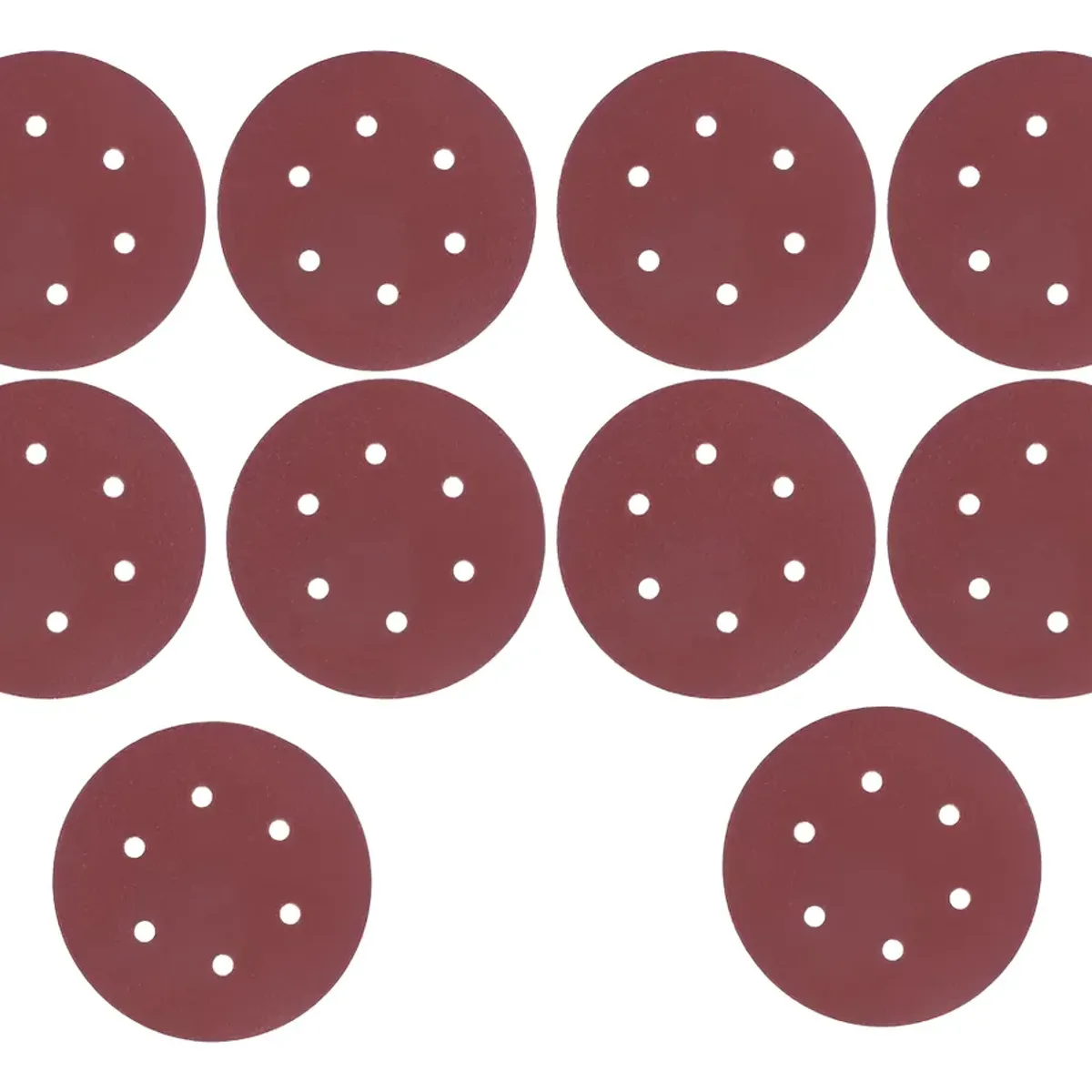 GENERICO - 10 Unidades Disco Lija Velcro 225mm Grano 120 , 9pulgadas 10