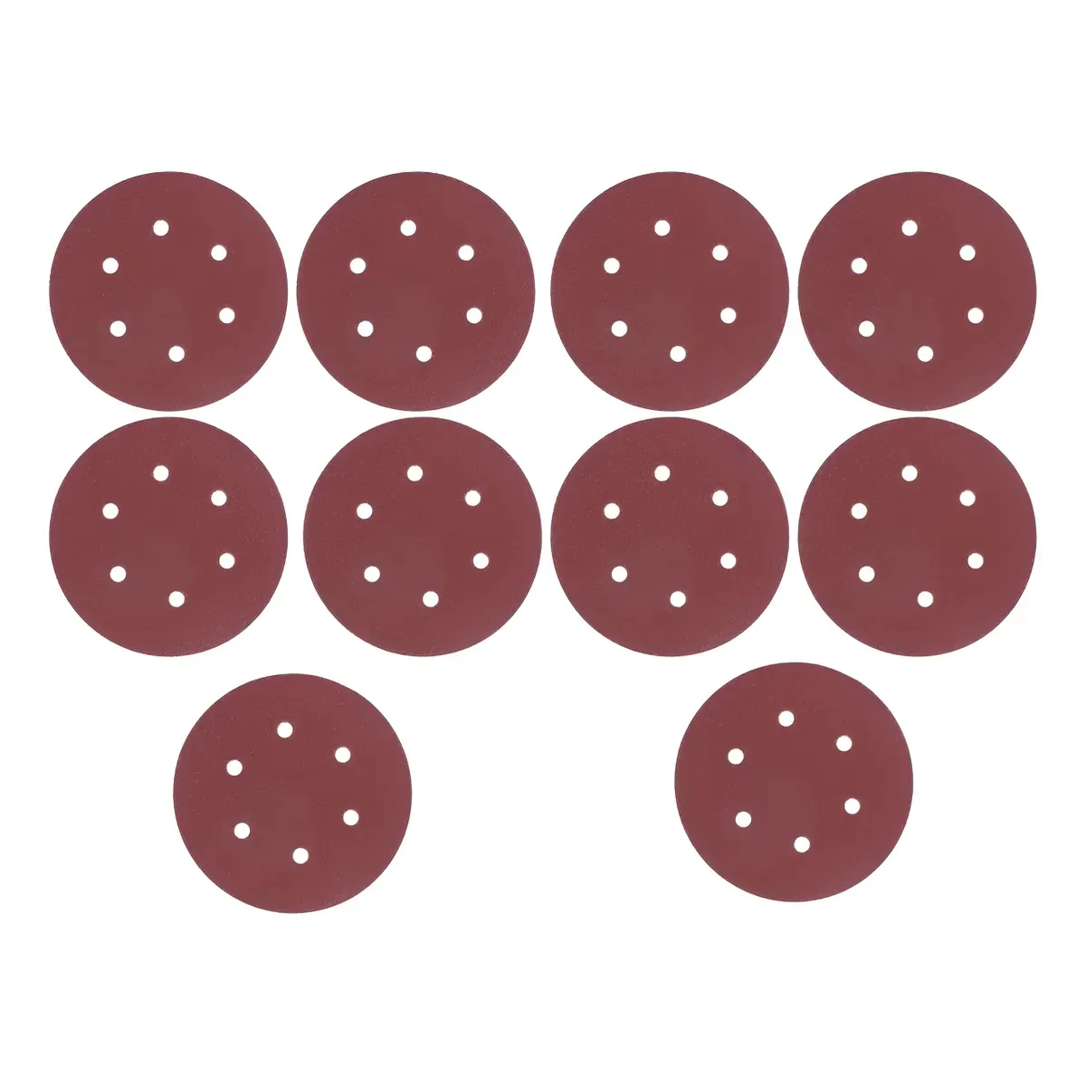 GENERICO - 10 Unidades Disco Lija Velcro 225mm Grano 120 , 9pulgadas 10