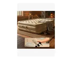 GENERICO - Colchón Inflable 2 Plaza Inalámbrico Bomba Recargable 200x150x40cm