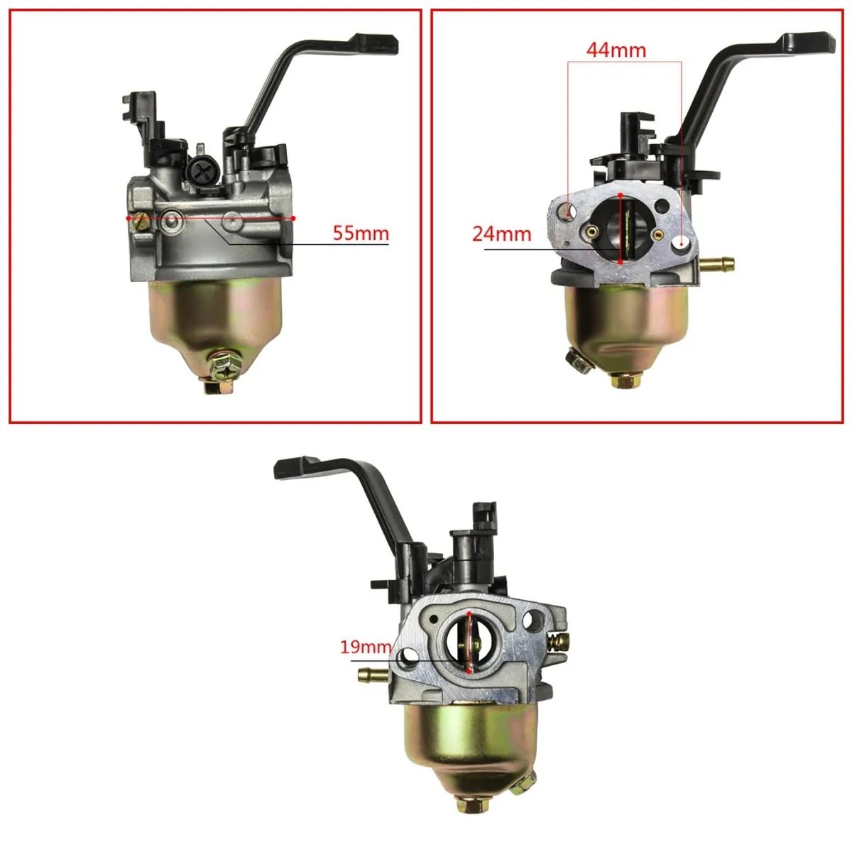 GENERICO - Carburador Para Generador 2kva - 3kva Bencinero Gx200 Gx160