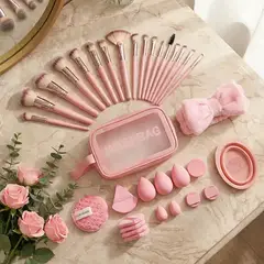 GENERICO - Kit De Maquillaje Profesional 56 Piezas Incluye 30 Brochas