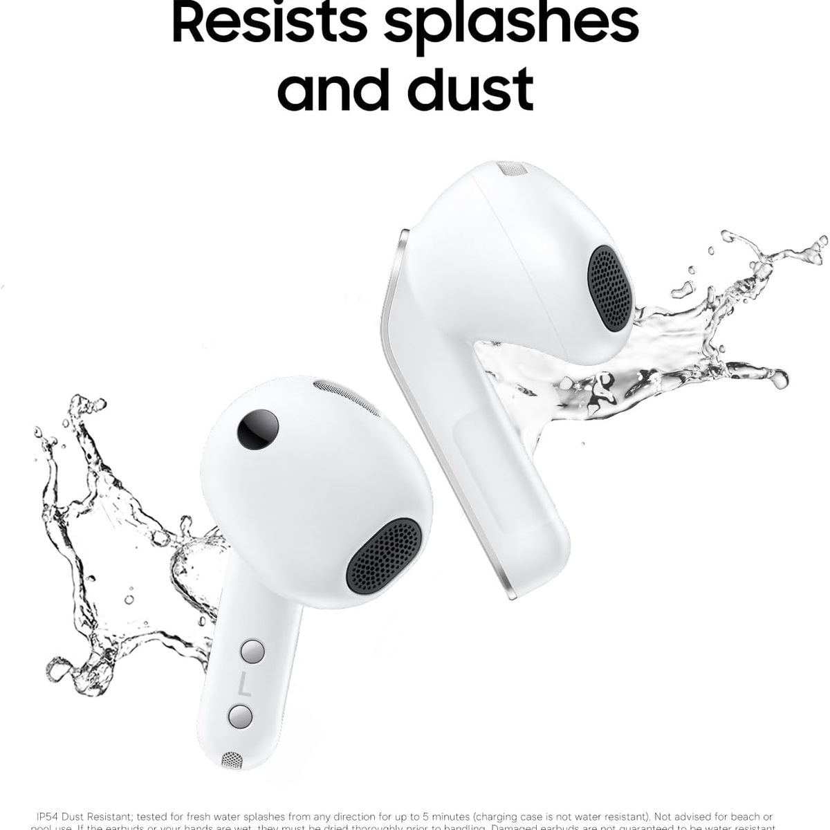 SAMSUNG - Samsung Galaxy Buds 4 (2026) AI True Wireless Bluetooth Earbuds (SM-R540) - Blanco