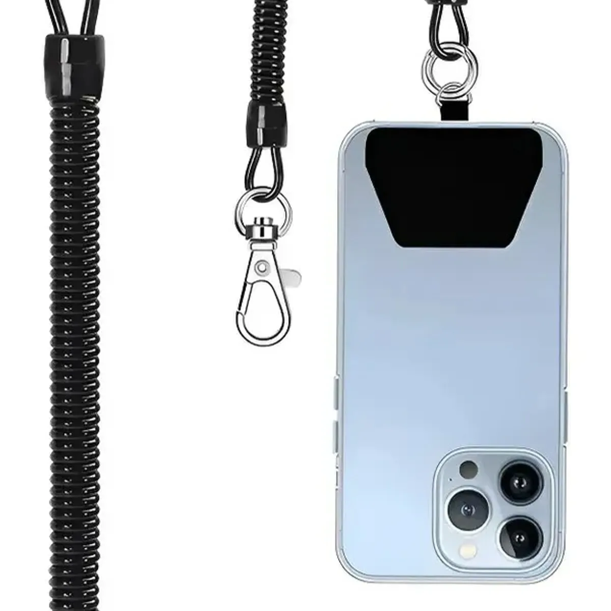 GENERICO - Correa Cordón Antirrobo Celular Retráctil Colgante