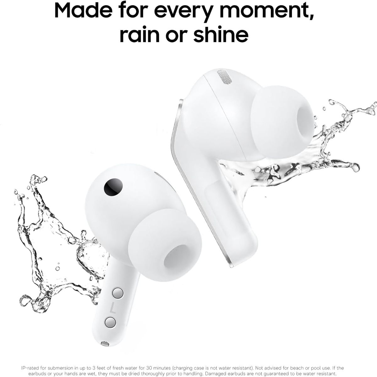 SAMSUNG - Samsung Galaxy Buds 4 Pro (2026) AI True Wireless Earbuds (SM-R640) - Blanco