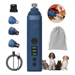 EVERSO - Limador Cortador De Uñas Eléctrico Para Mascotas Con Luz Led