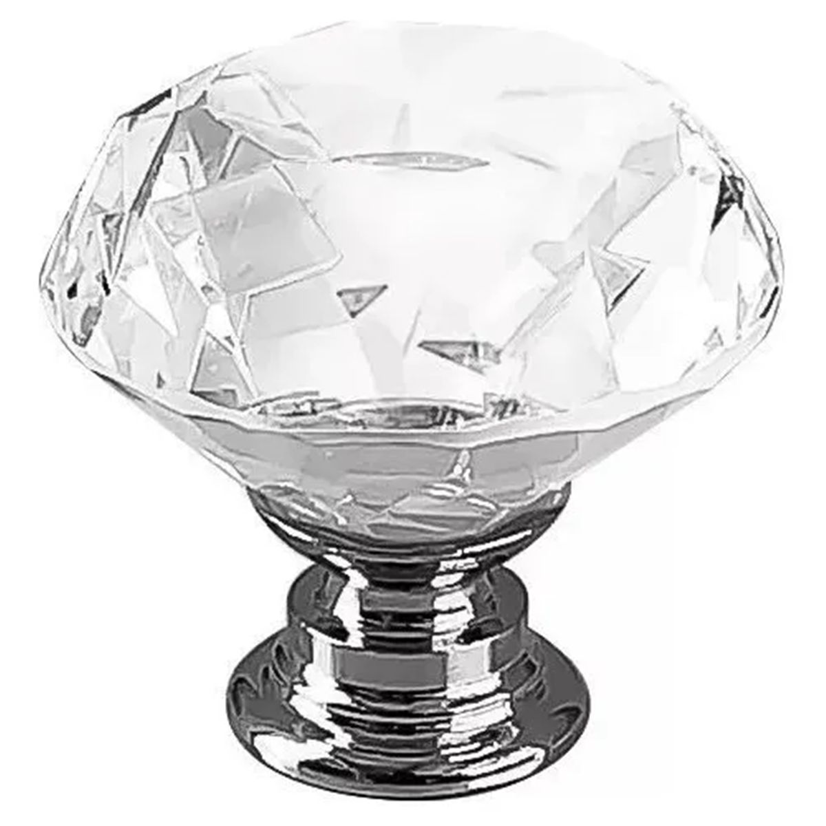 GENERICO - 15 Pomos De Cristal Para Cajones De Tocador De 30mm Transparente