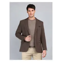 ARROW - Blazer Fantasía Flex Tailored Fit Café