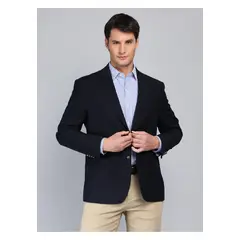 ARROW - Blazer Liso Poli Lana Tailored Fit Azul Marino