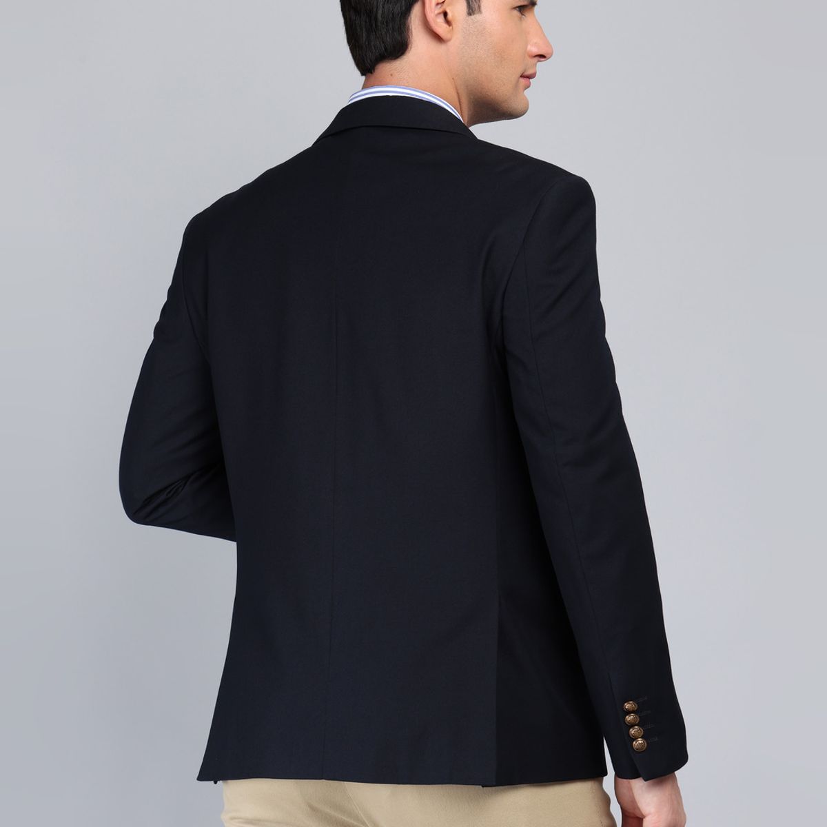 ARROW - Blazer Liso Poli Lana Tailored Fit Azul Marino Arrow ARROW