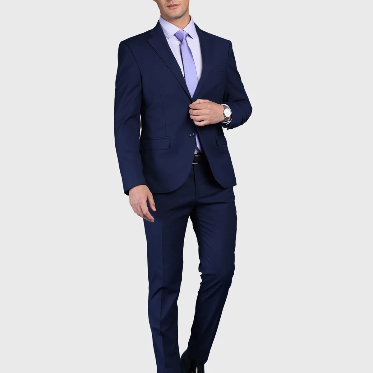 ARROW - Traje Liso Spandex Slim Fit Azul Arrow ARROW