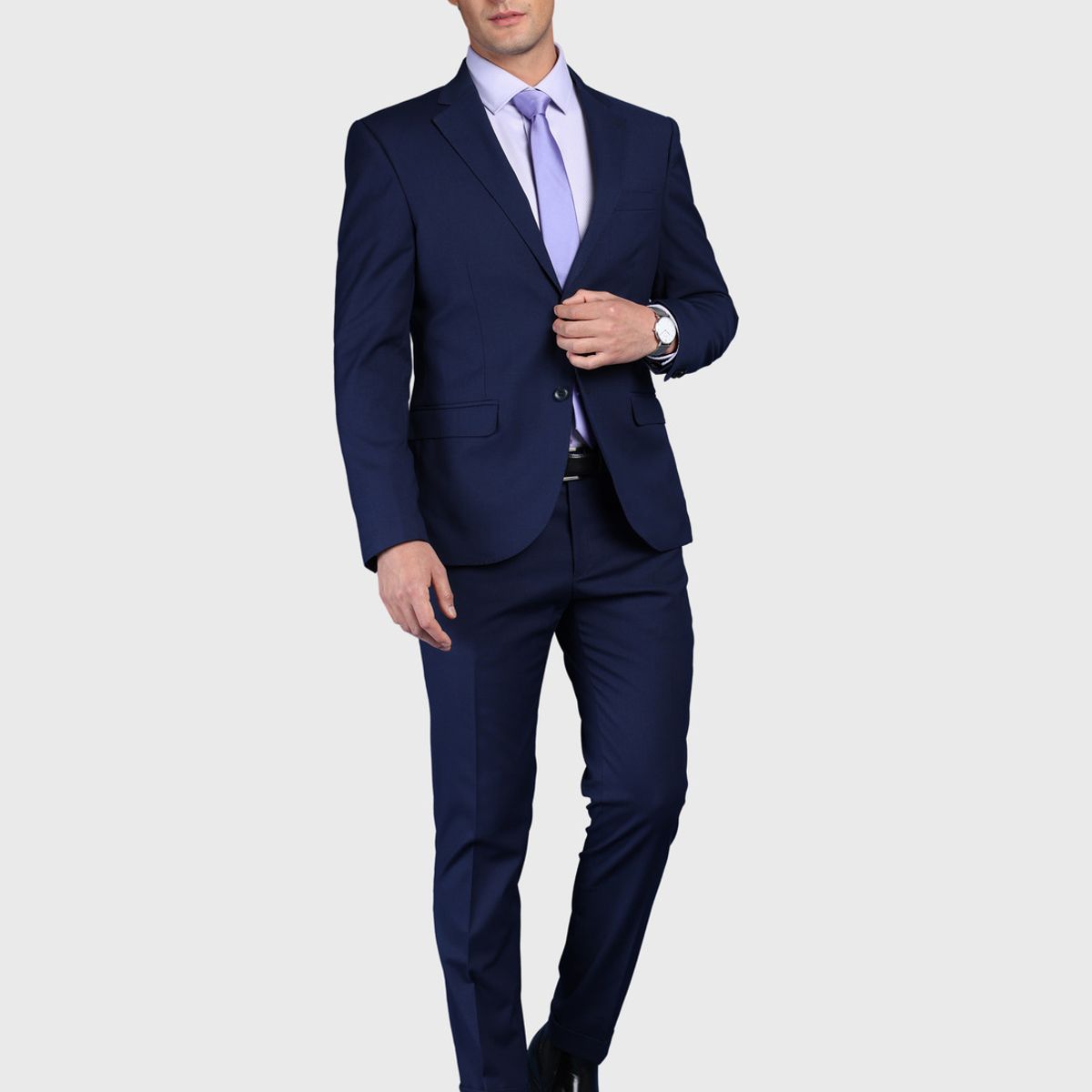 ARROW - Traje Liso Spandex Slim Fit Azul Arrow ARROW