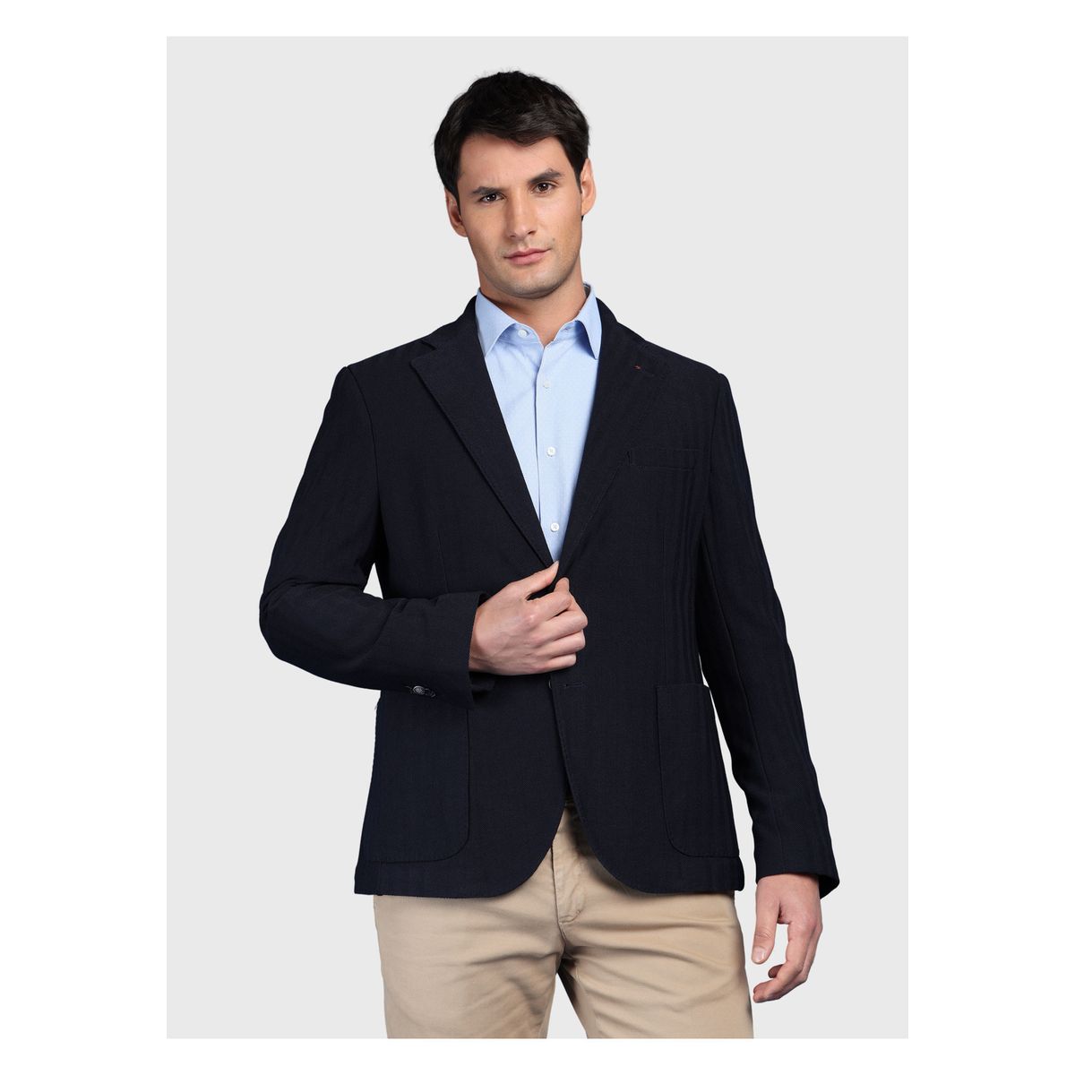 ARROW - Blazer Texturado Spandex Tailored Fit Azul Marino Arrow ARROW