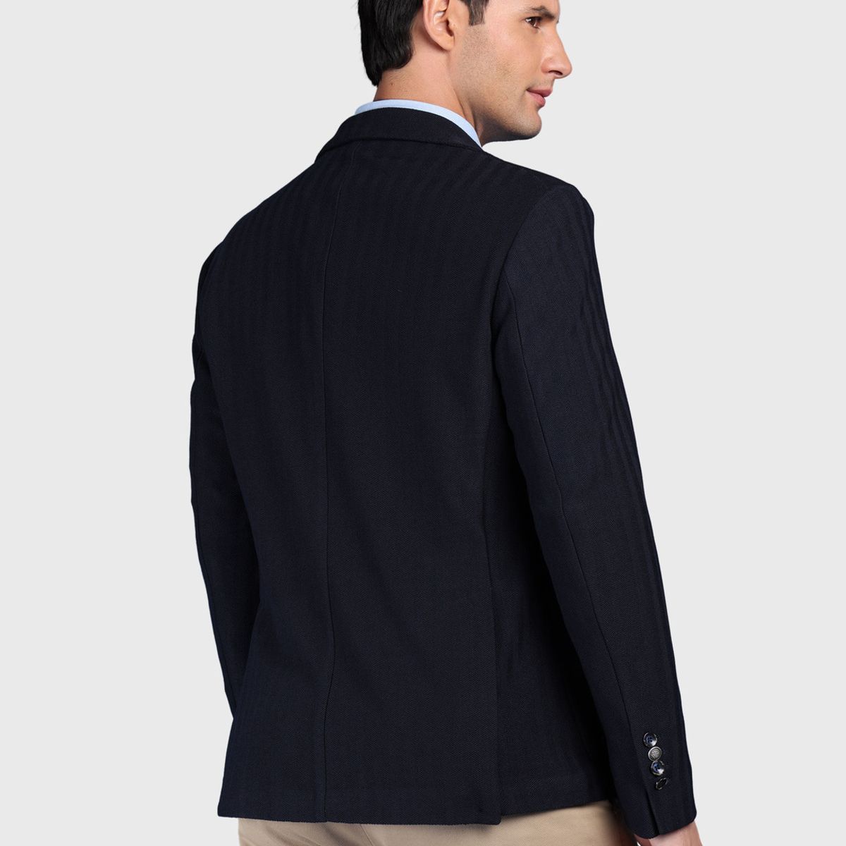 ARROW - Blazer Texturado Spandex Tailored Fit Azul Marino Arrow ARROW