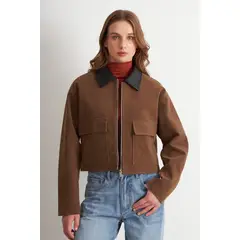 NICOPOLY - Chaqueta Barn Jacket Khaki