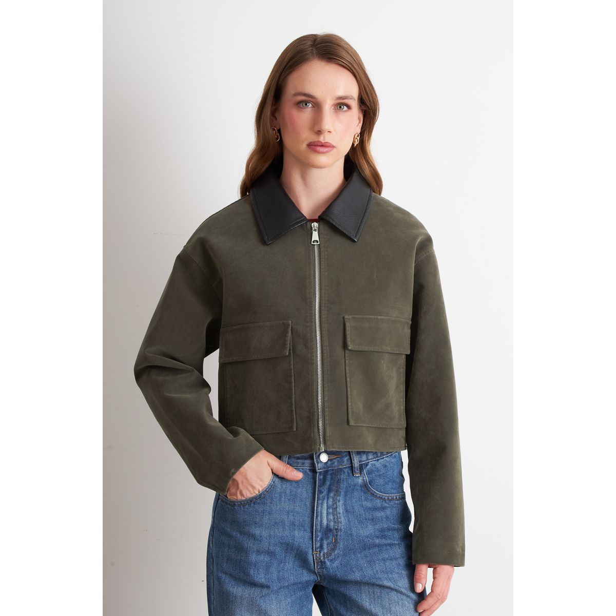 NICOPOLY - Chaqueta Barn Jacket Oliva Nicopoly