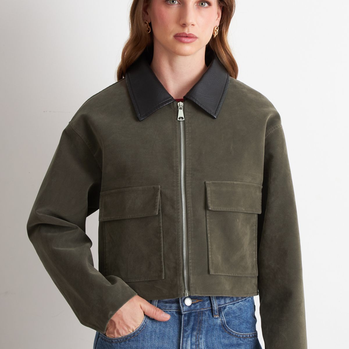 NICOPOLY - Chaqueta Barn Jacket Oliva Nicopoly