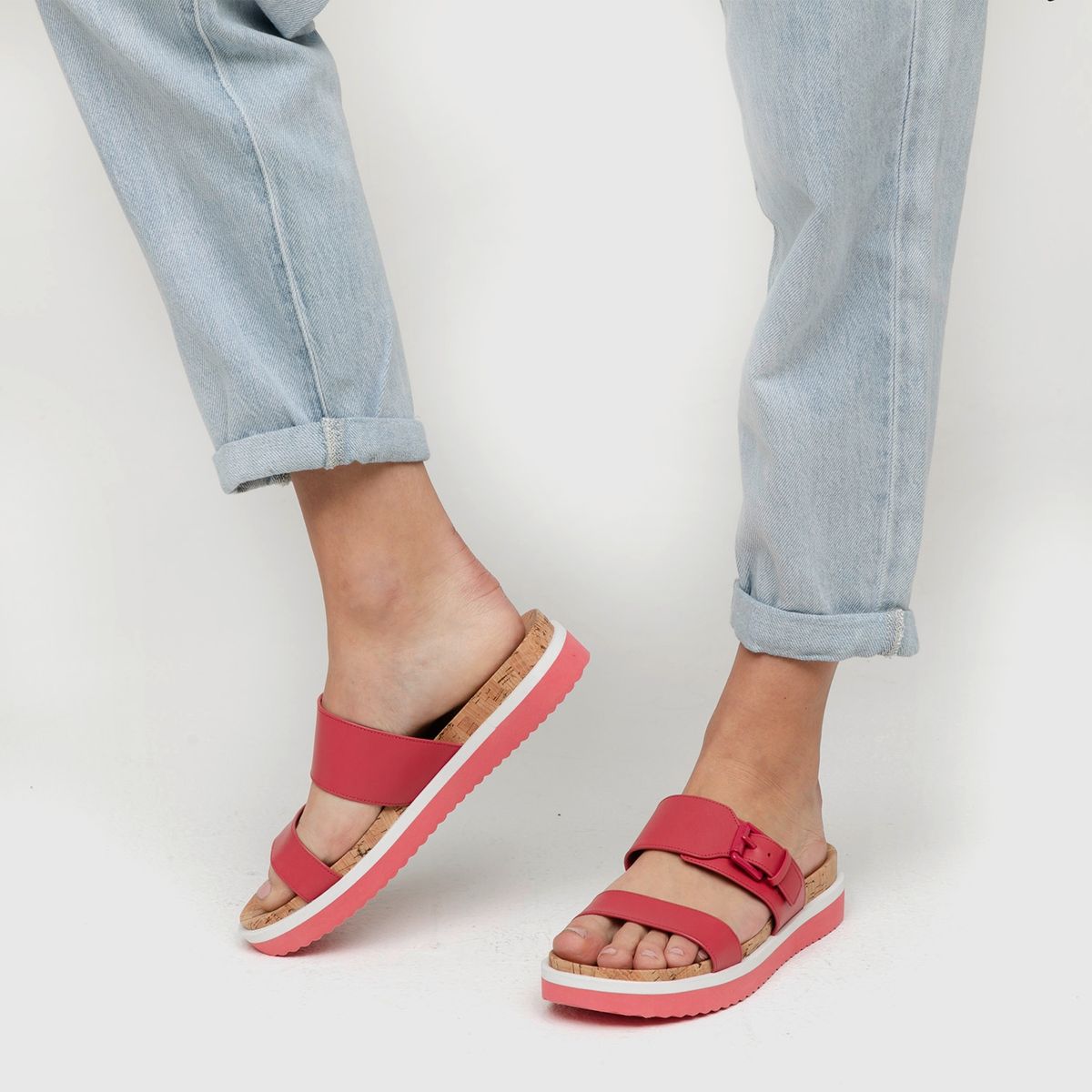 MICHAEL KORS - Sandalia Mujer Cuero Rosada