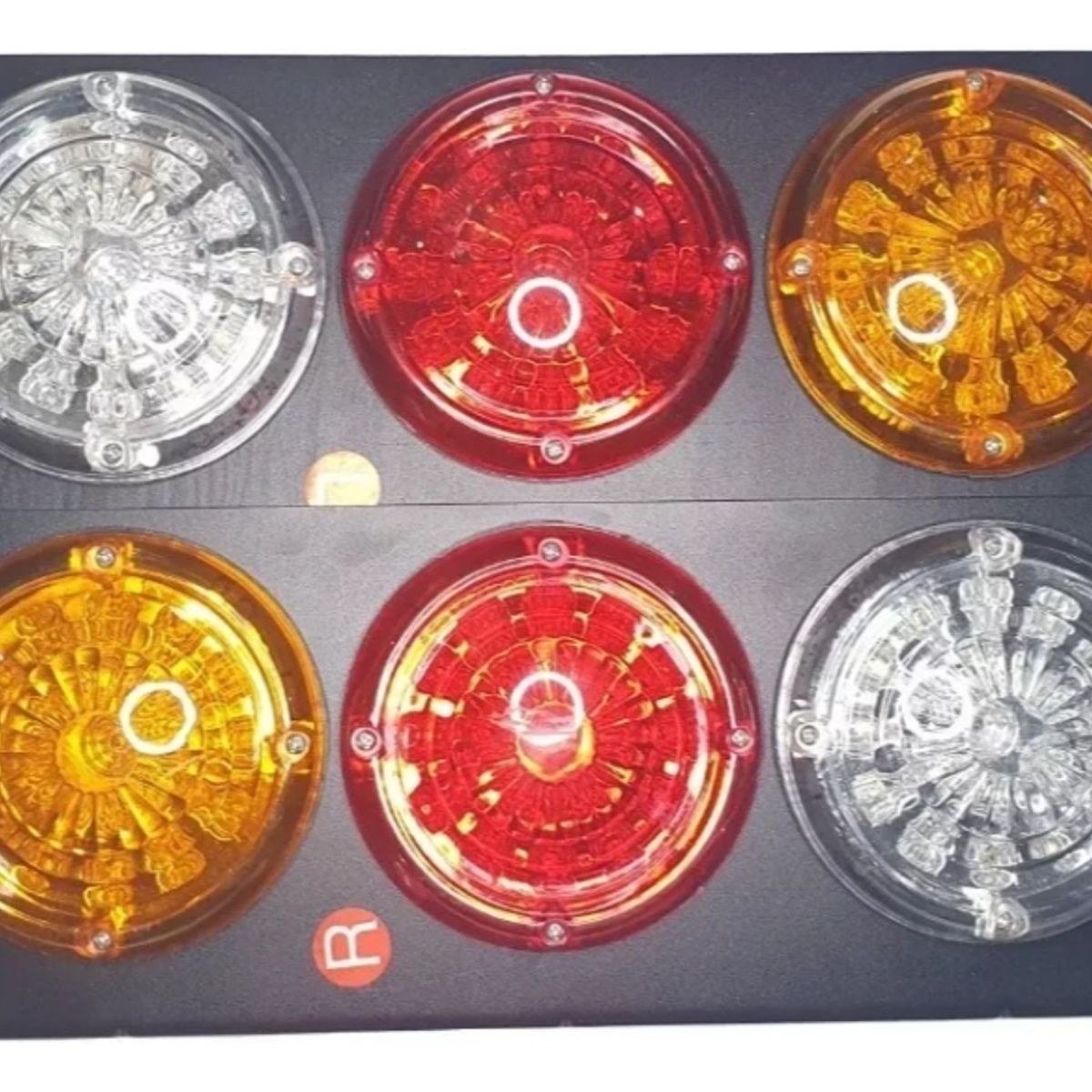 GENERICO - Kit Foco Trasero 64 Led Universal Camion Bus 24v Redondo