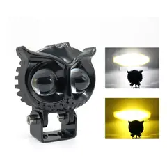 GENERICO - Foco Led Neblinero 50w Bicolor Auto Moto Búho Tipo Lupa