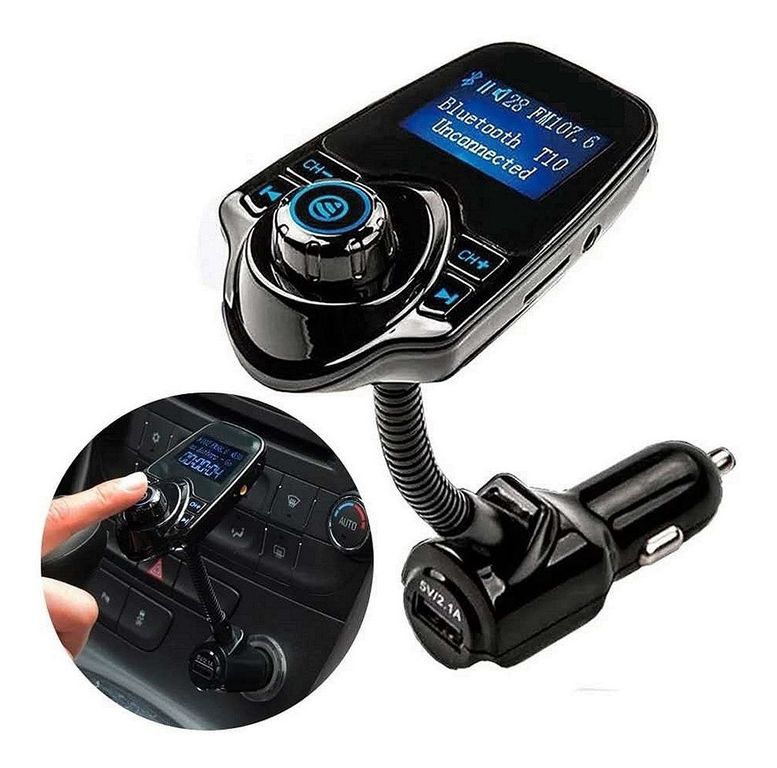 GENERICO Transmisor Radio Fm Bluetooth Usb Tf Mp3 Wam Cargador Auto ...