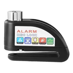 GENERICO - Candado Freno Disco Moto Bici Alarma Bloqueo Antirrobo Color Azar - 212030