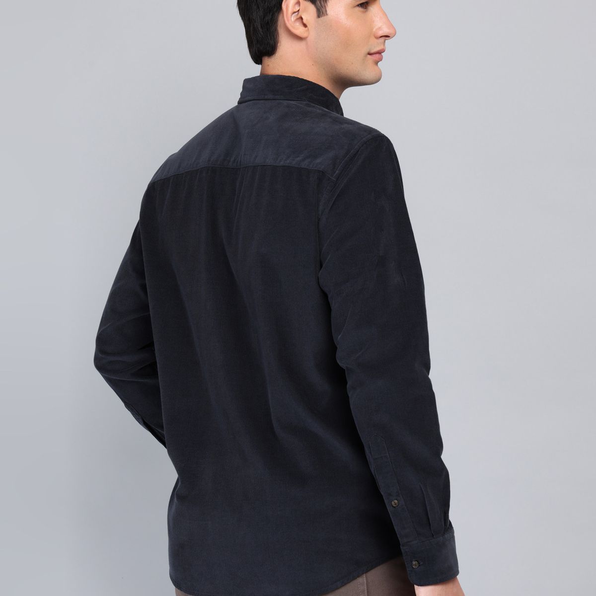 ARROW - Camisa Cotelé Regular Fit Azul Marino Arrow ARROW