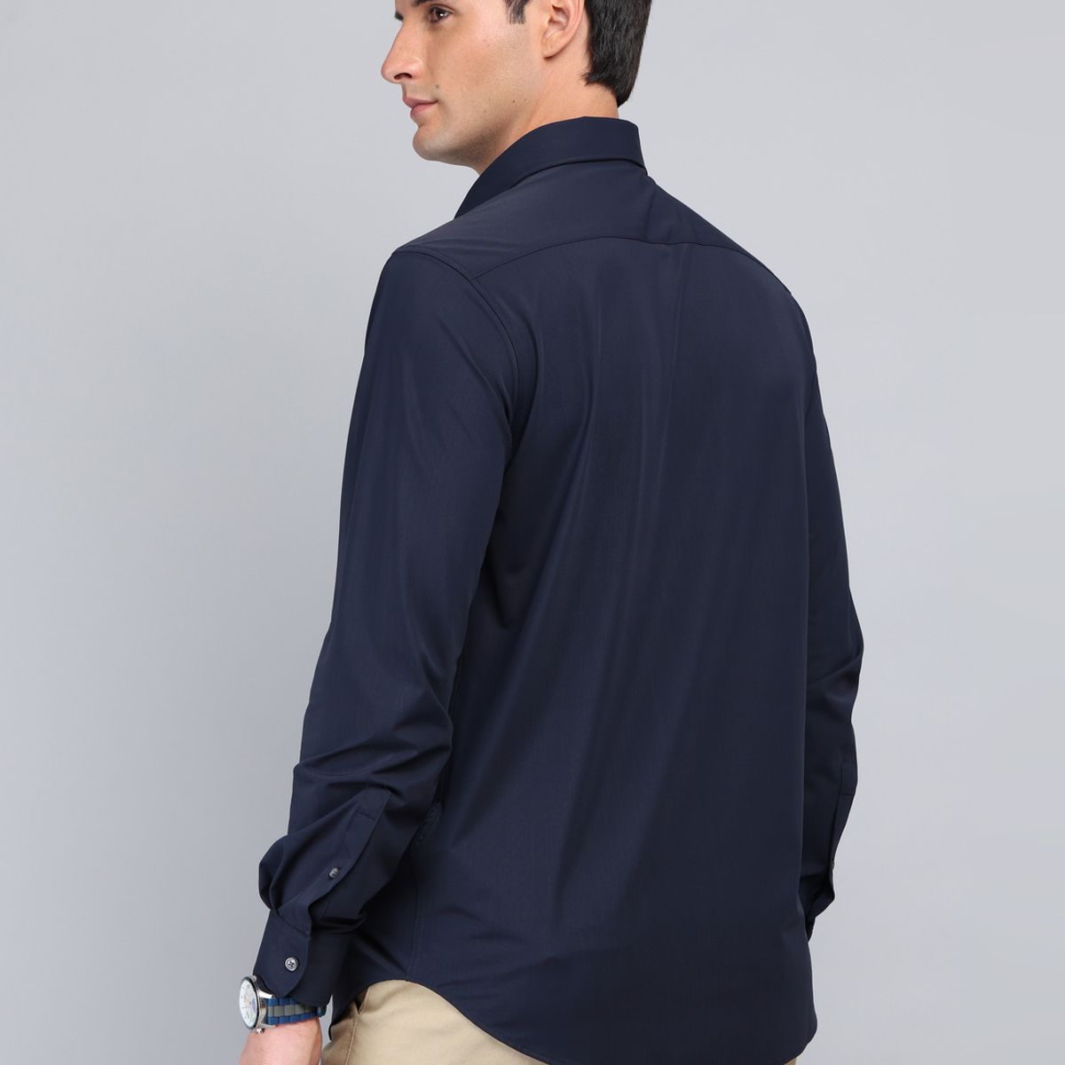 ARROW - Camisa Ultra Spandex Regular Fit Azul Marino Arrow ARROW