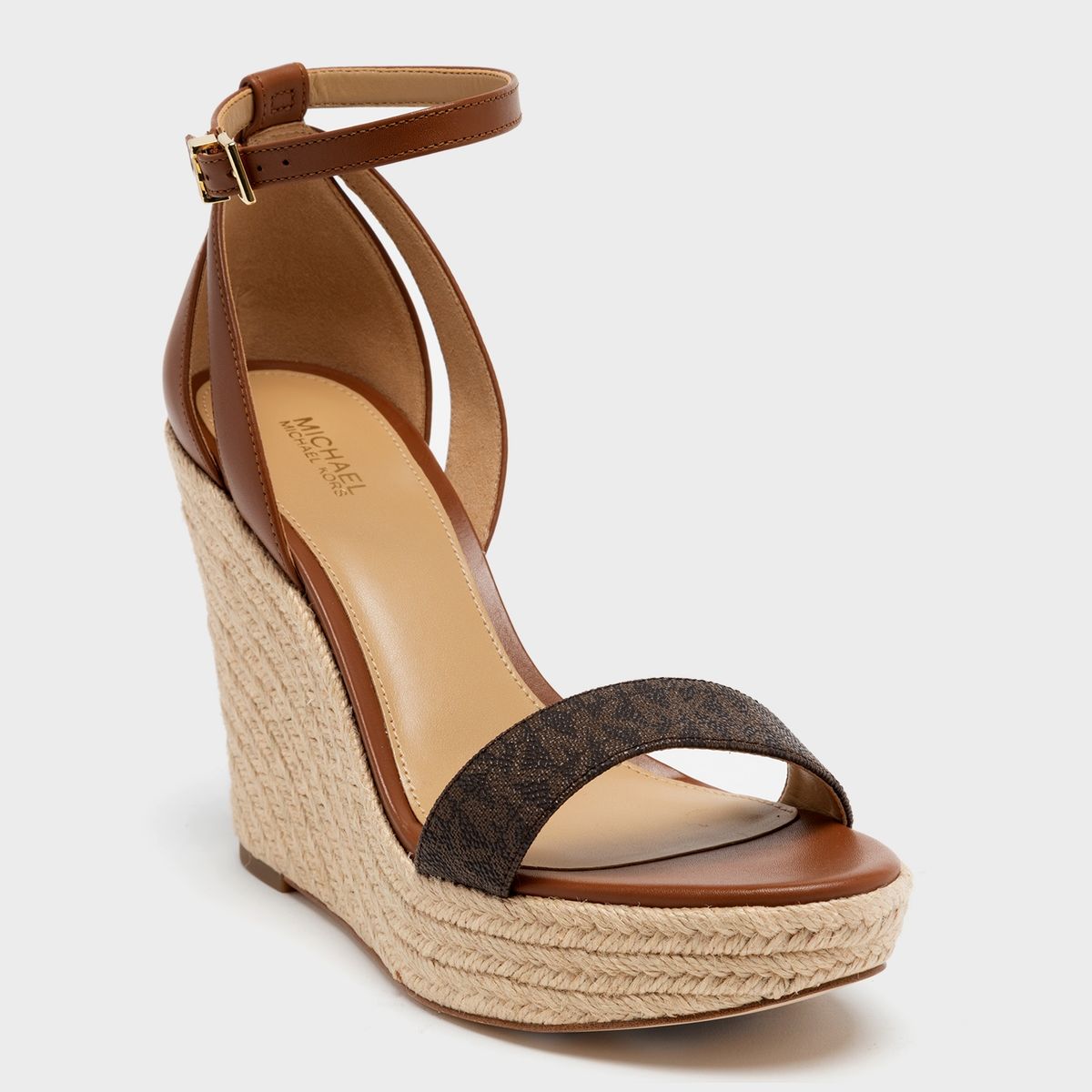 MICHAEL KORS - Michael Kors Sandalia Mujer Cuero Café