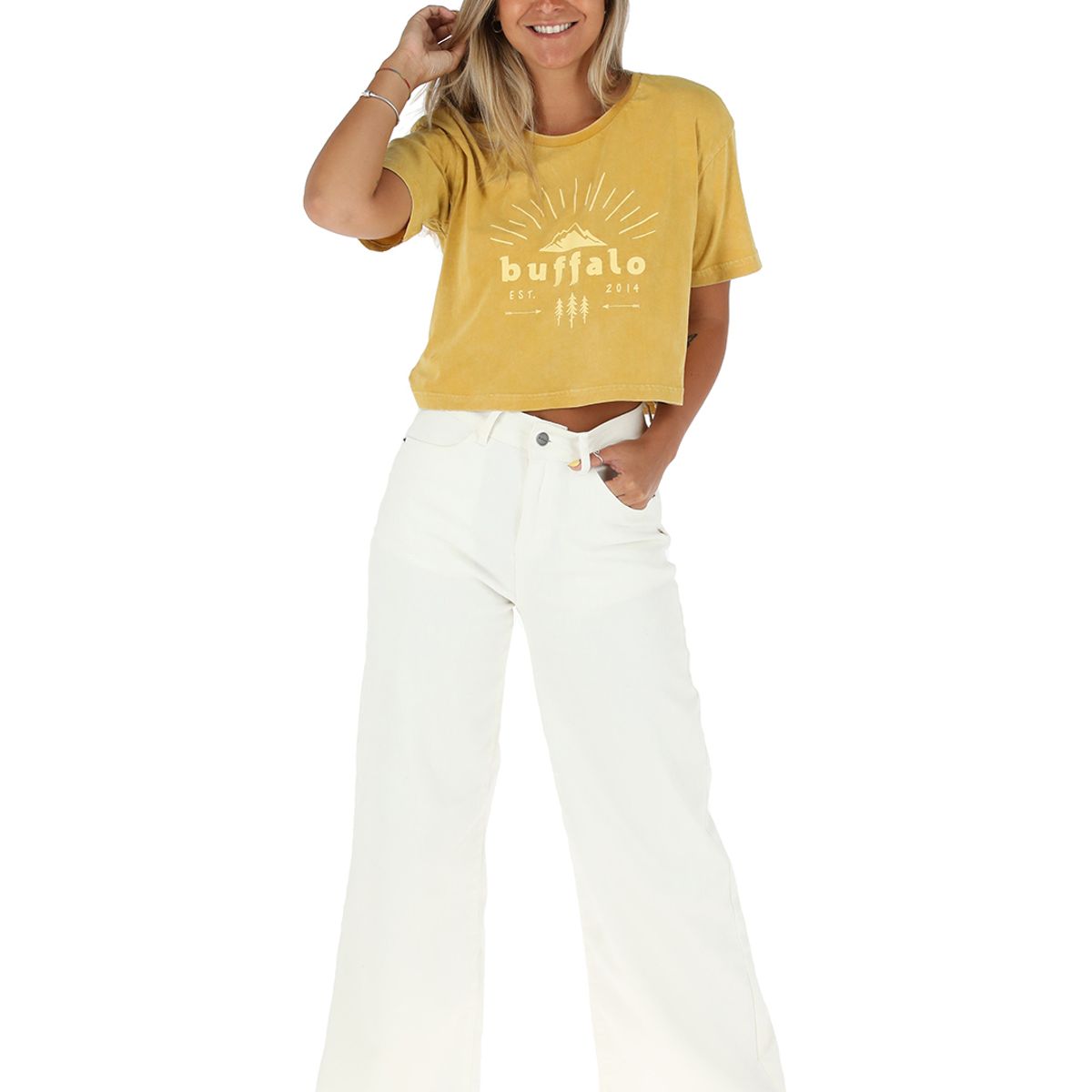 BUFFALO CHILE - Pantalon Jeans Tallu Mujer Buffalo