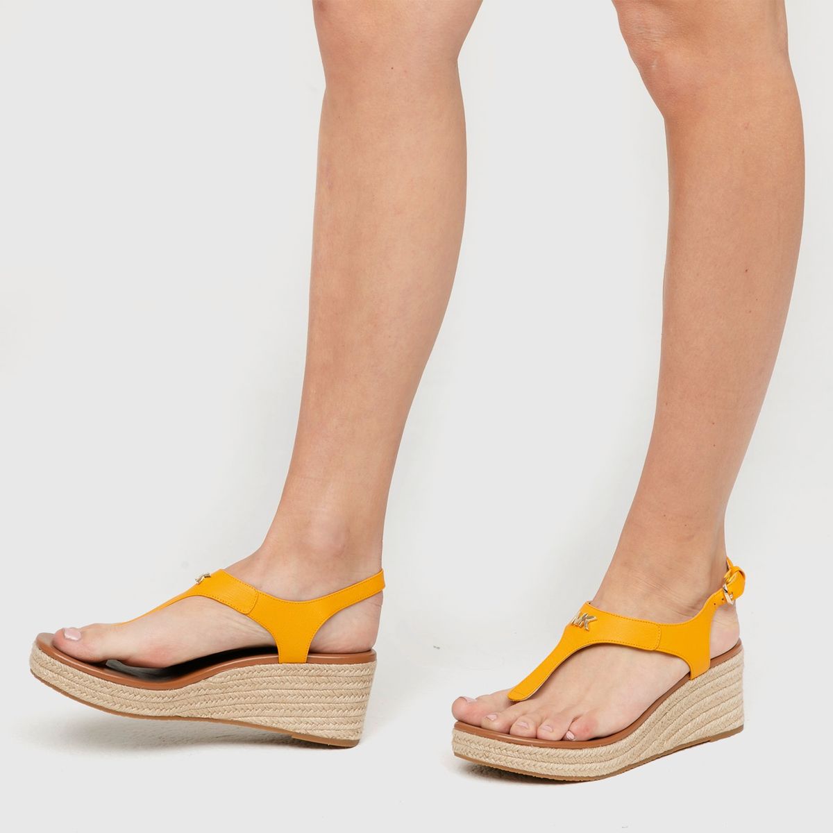 MICHAEL KORS - Sandalia Mujer Cuero Amarilla