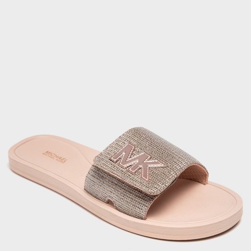 MICHAEL KORS - Sandalia Slide Mujer Rosada Michael Kors