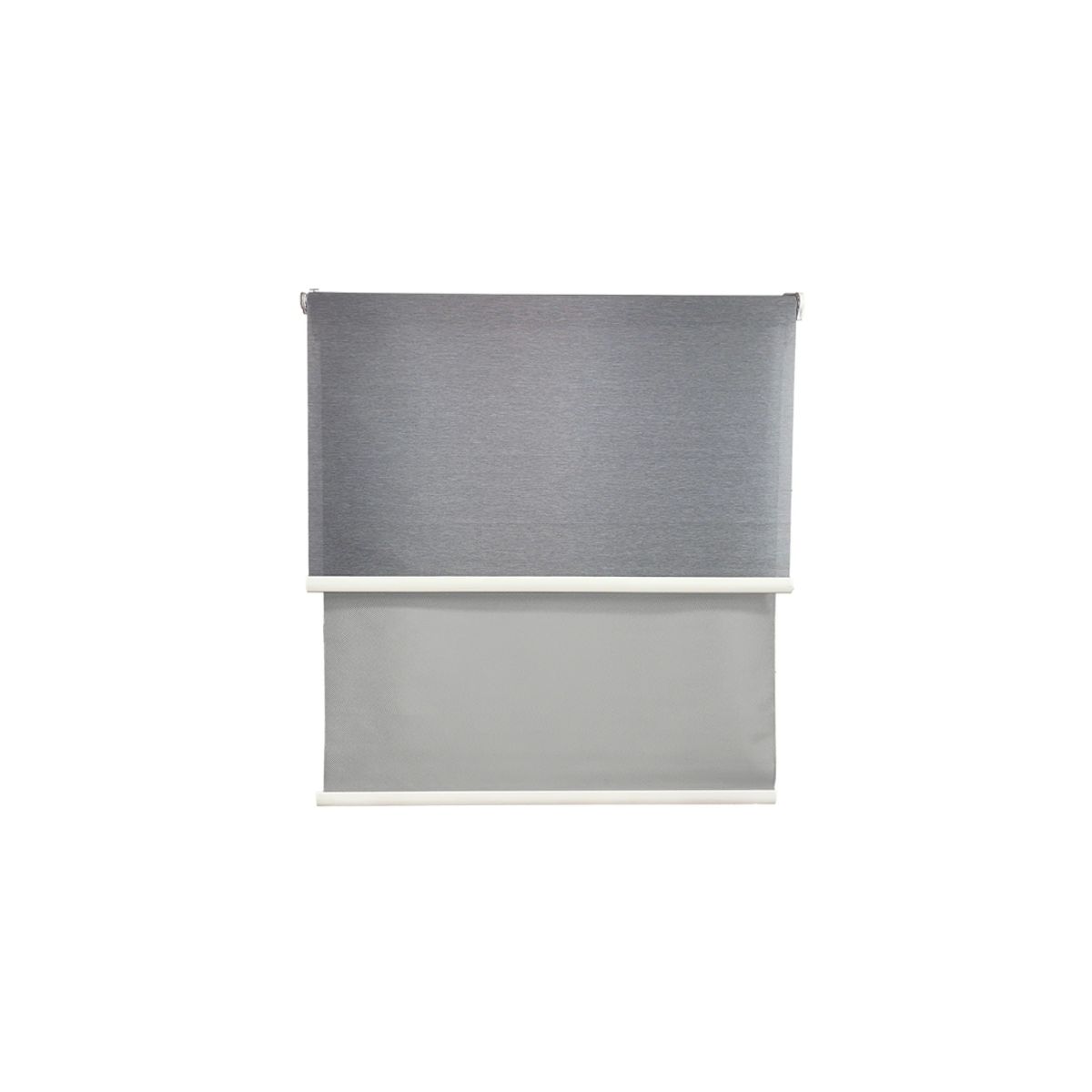 GENERICO - Cortina Roller Blackout doble tela 160x240 gris