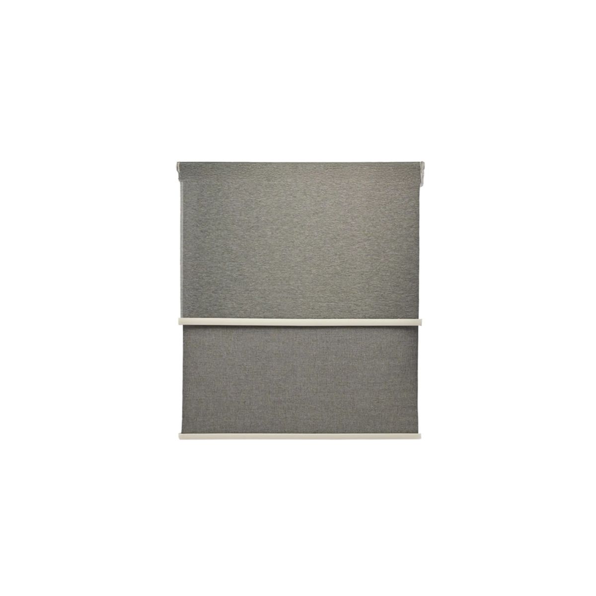 GENERICO - Cortina Roller Blackout doble tela sin cenefa 140x200 gris oscuro