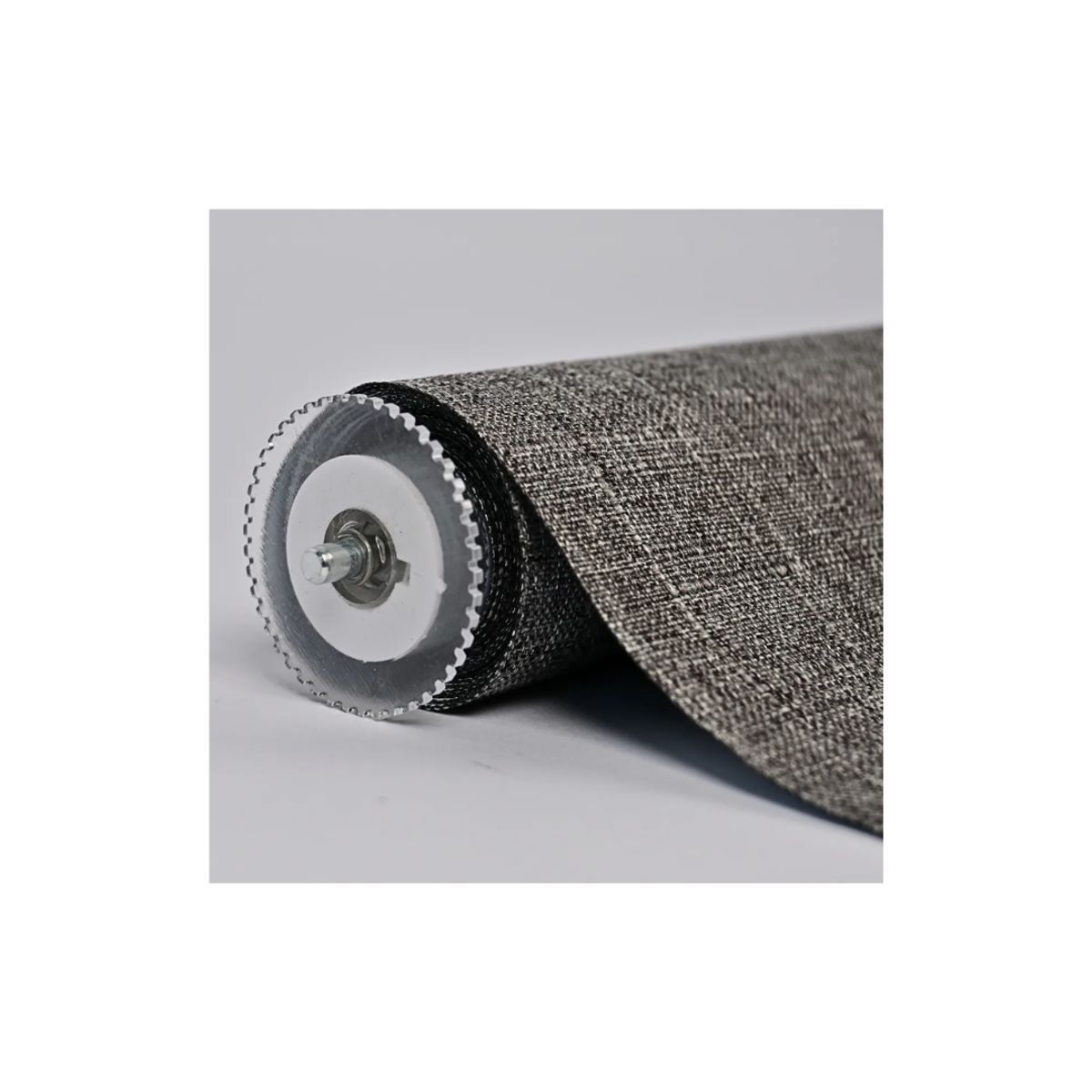 GENERICO - Cortina Roller Blackout Lino Gris 120x200