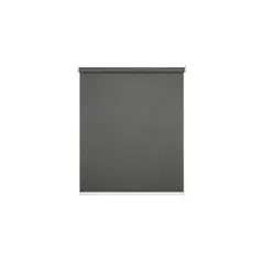 GENERICO - Cortina Roller Blackout Lino Gris 180x200