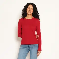 WADOS - POLERA MANGA LARGA ESCOTE REDONDO