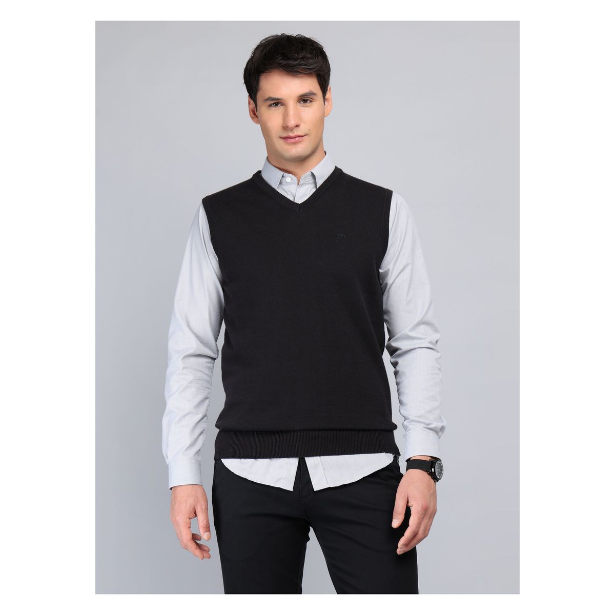 ARROW - Sweater Sin Mangas Regular Fit Negro Arrow ARROW