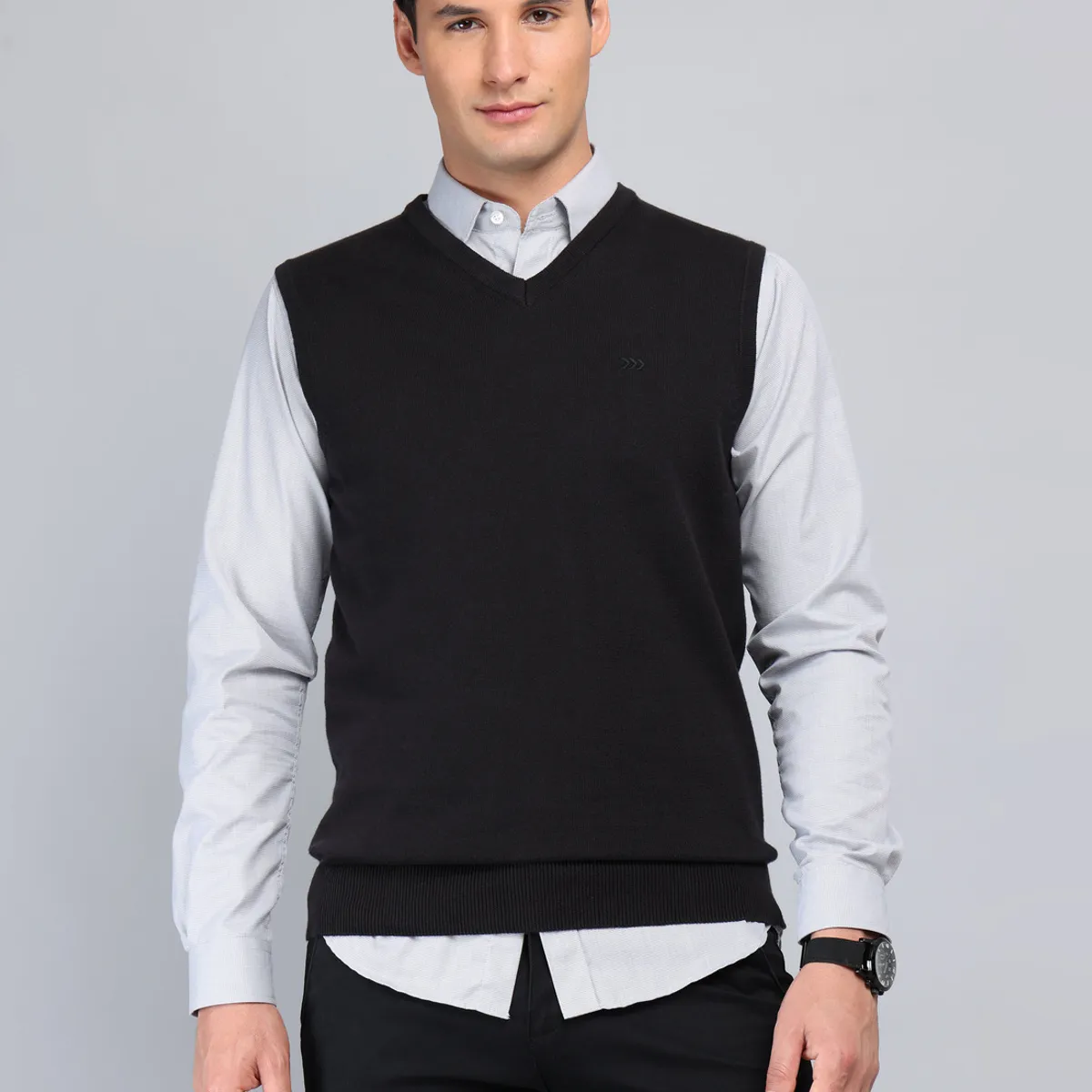 ARROW - Sweater Sin Mangas Regular Fit Negro Arrow ARROW