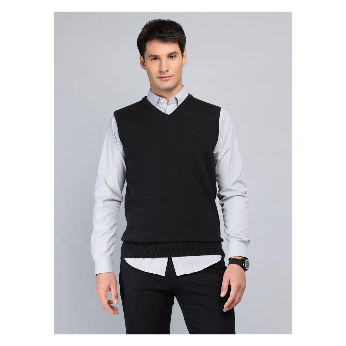 ARROW - Sweater Sin Mangas Regular Fit Negro Arrow ARROW