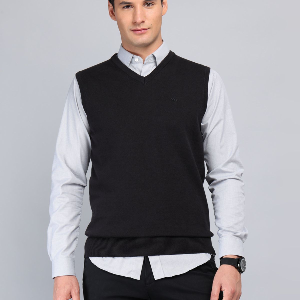 ARROW - Sweater Sin Mangas Regular Fit Negro Arrow ARROW