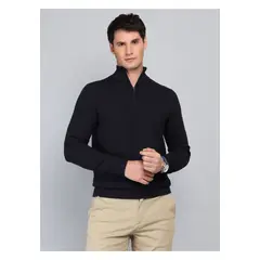 ARROW - Sweater Cuello Alto Regular Fit Azul Marino