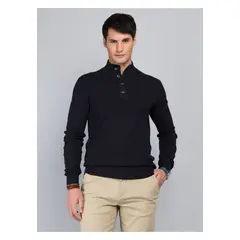 ARROW - Sweater Cuello Alto Regular fit Azul Marino