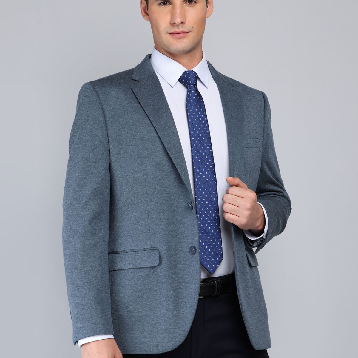 VAN HEUSEN - Blazer Spandex Tailored Fit Azul Van Heusen VAN HEUSEN