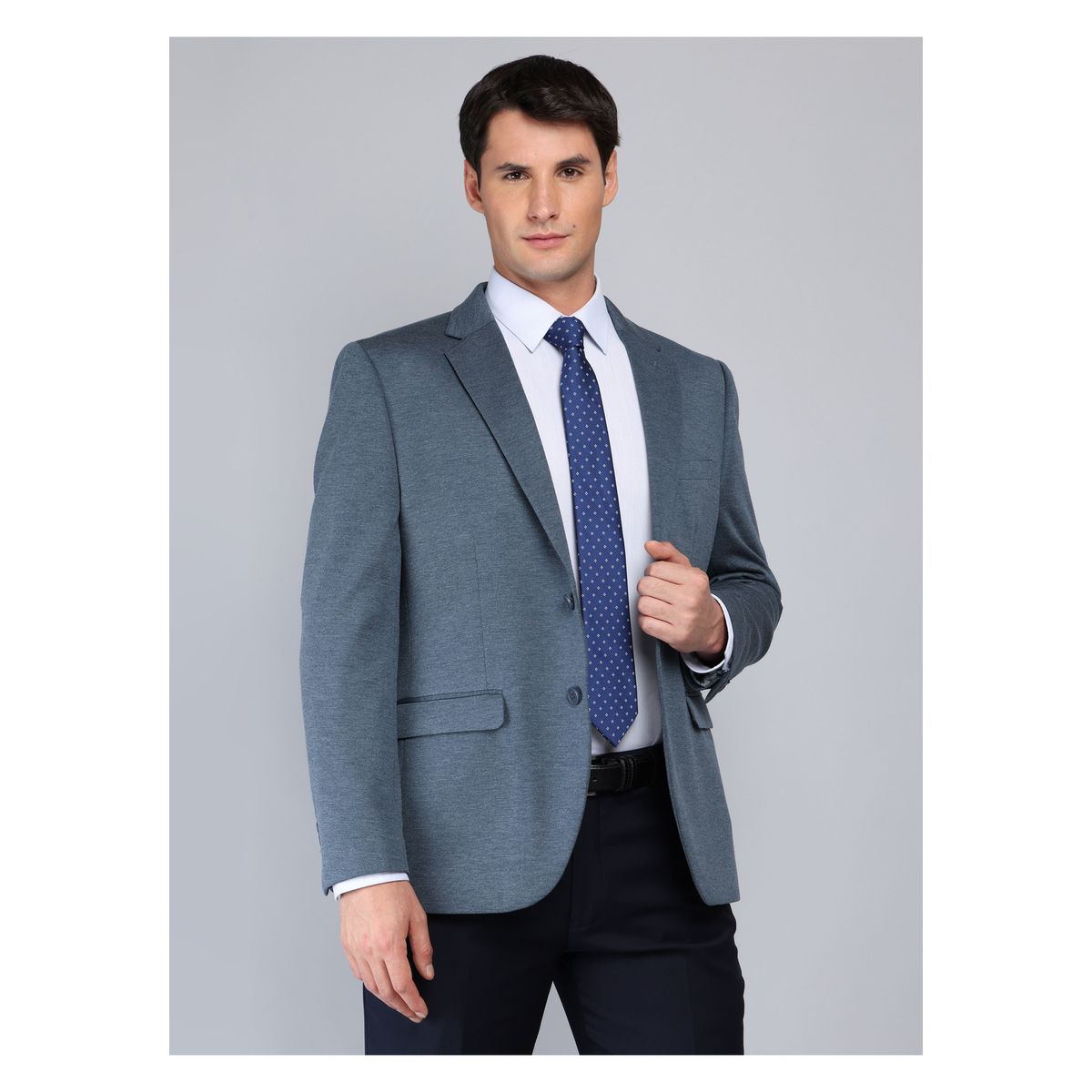 VAN HEUSEN - Blazer Spandex Tailored Fit Azul Van Heusen VAN HEUSEN