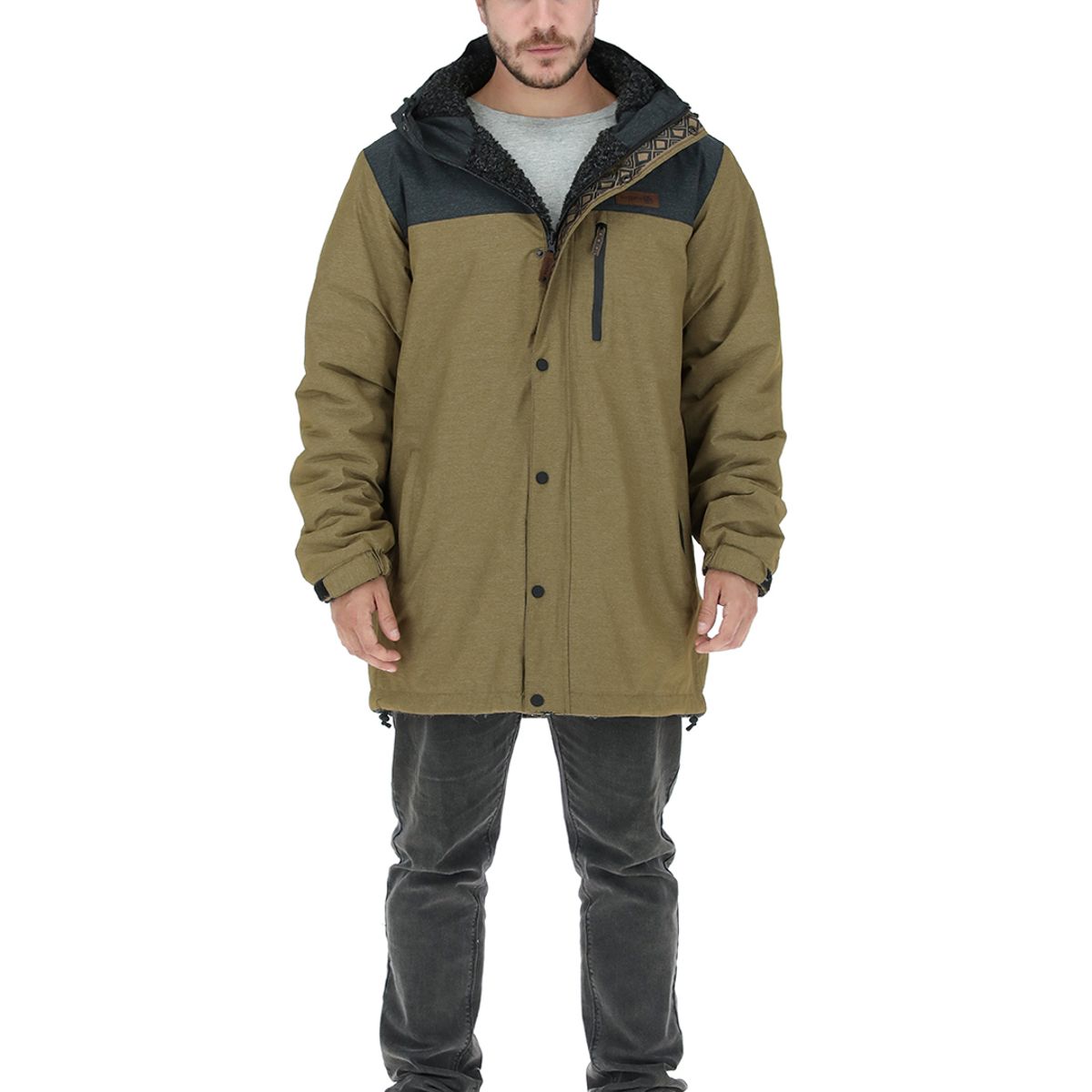 BUFFALO CHILE - Parka Impermeable Reversible Camaleon Hombre Buffalo