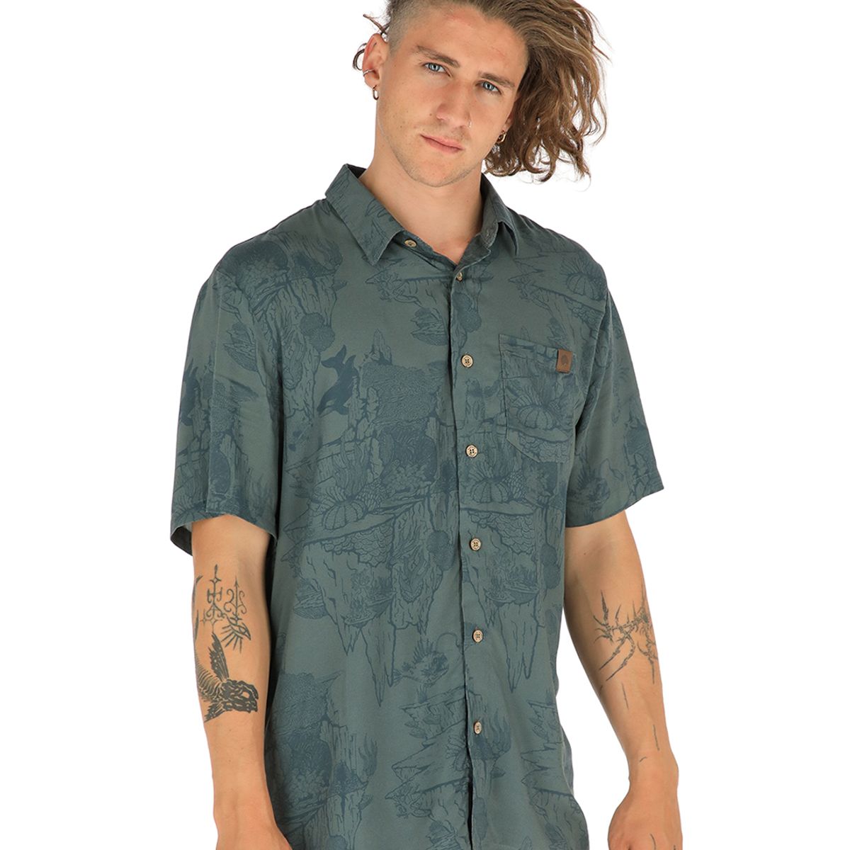 BUFFALO CHILE - Guayabera Peteroa Hombre Buffalo