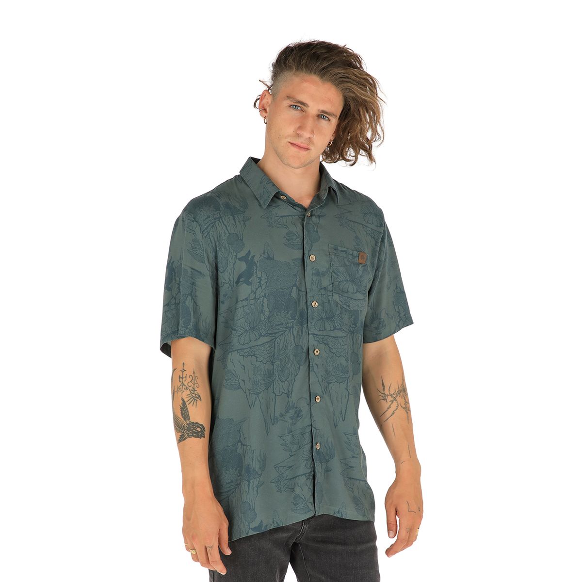 BUFFALO CHILE - Guayabera Peteroa Hombre Buffalo