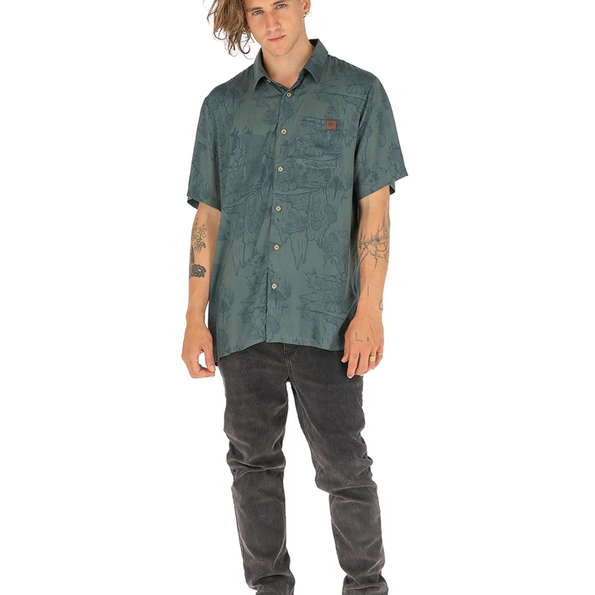 BUFFALO CHILE - Guayabera Peteroa Hombre Buffalo