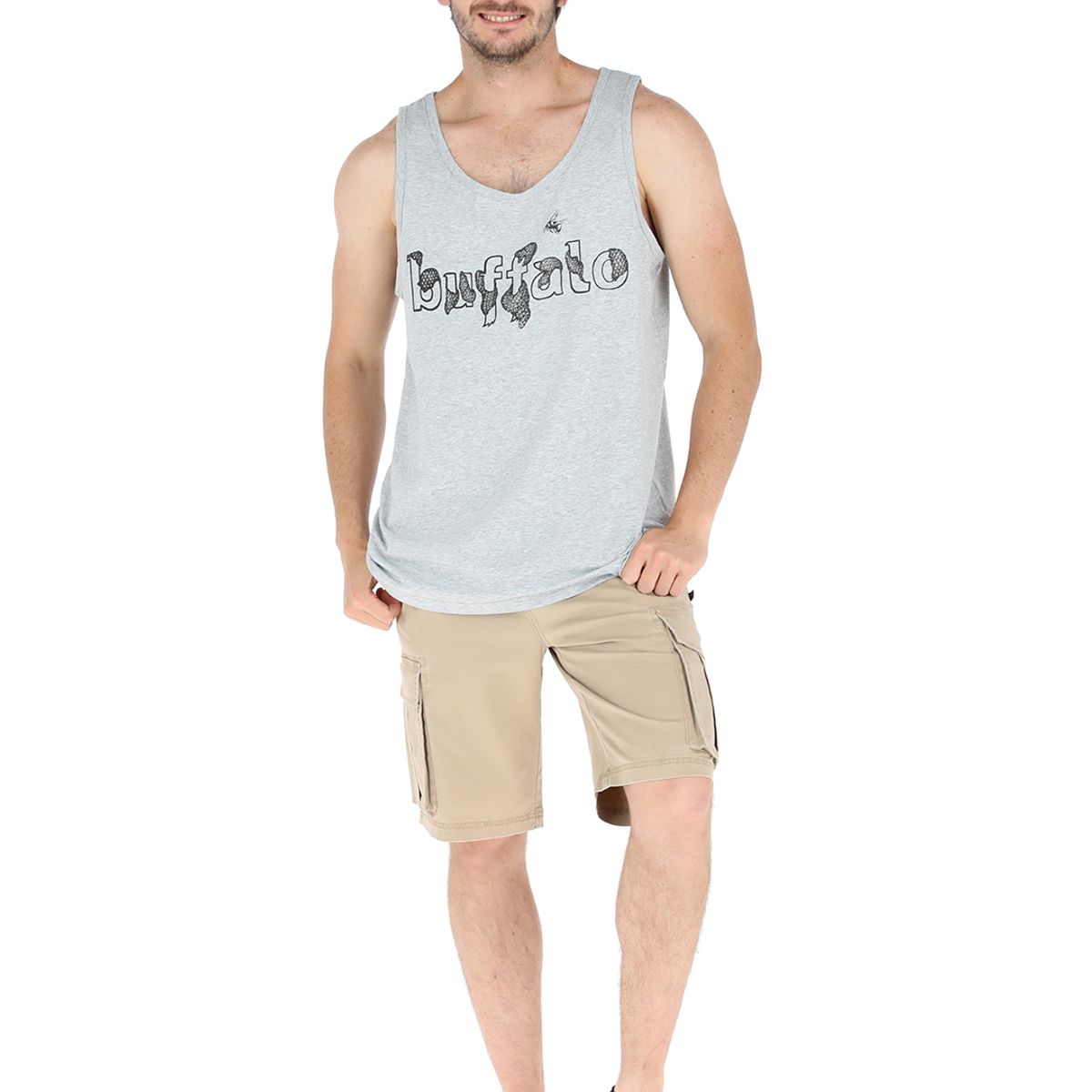 BUFFALO CHILE - Polera Sin Manga Abejorro Hombre Buffalo