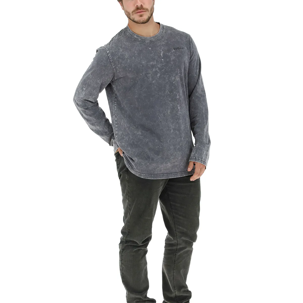 BUFFALO CHILE - Polera Manga Larga Darwin Hombre Buffalo